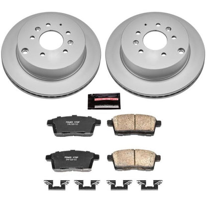 Power Stop 07-12 Mazda CX-7 Rear Z17 Evolution Geomet Coated Brake Kit PowerStop