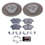 Power Stop 07-08 Mini Cooper Front Semi-Coated Rotor Kit