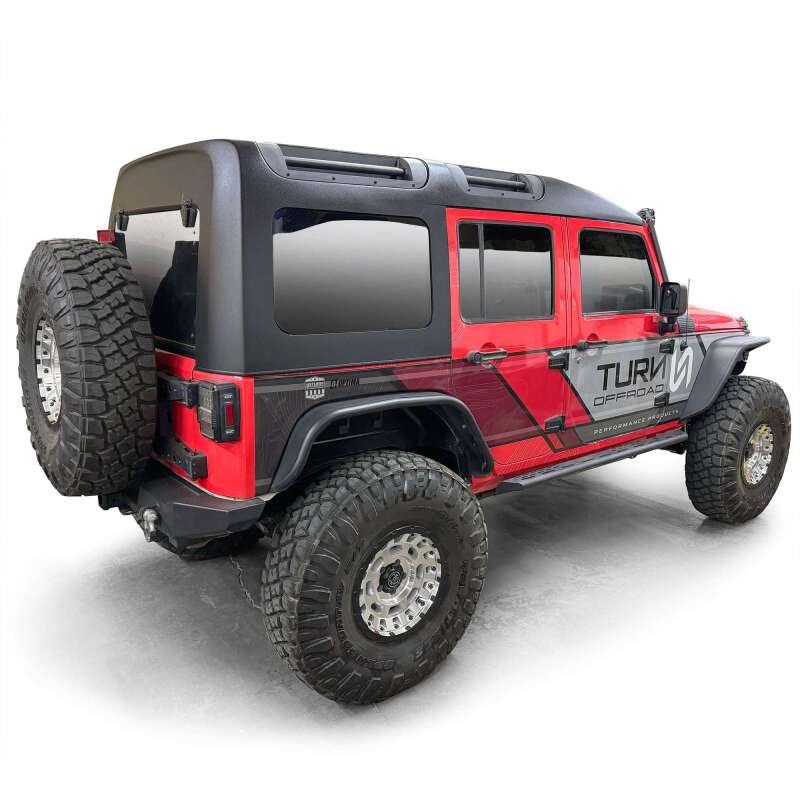 Turn Offroad 2007-2018 Jeep JK 4 Door Safari Style Hardtop w/Overhead Handles