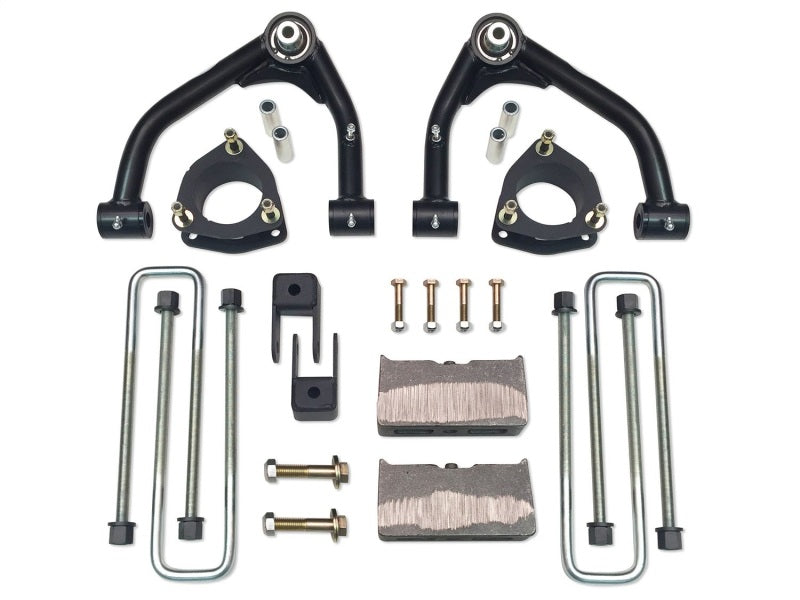 Tuff Country 07-18 Silverado 1500 2wd 4in Uni-Ball Lft Kt (Alum/Stmpd 2 Pc Stl Up Cntrl Arm SX8000)