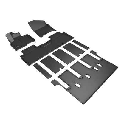 3D MAXpider KAGU 1st-3rd Row Floor Mats for Kia Carnival Hybrid 2025-2026 - L1KA10801509
