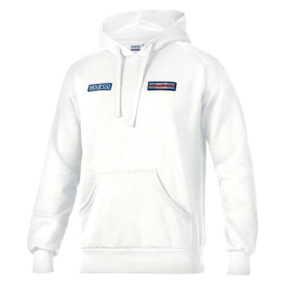 Sparco Martini Stripes Hoodie Medium - White
