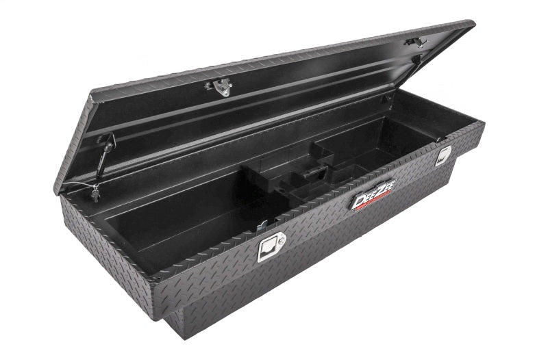 Deezee Universal Tool Box - Red Crossover - Single Lid Black BT