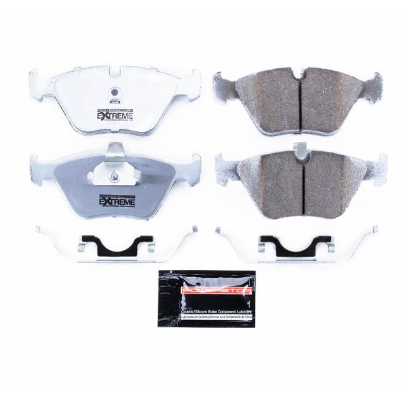 Power Stop 01-05 BMW 525i Front Z26 Extreme Street Brake Pads w/Hardware PowerStop