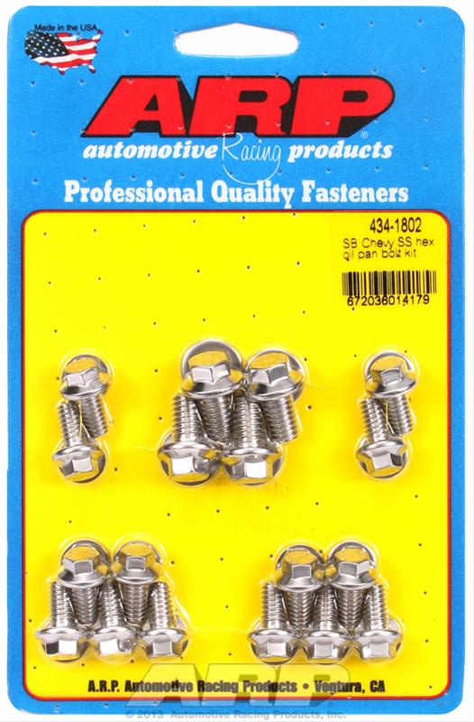 ARP SB Chevy SS Hex Oil Pan Bolt Kit