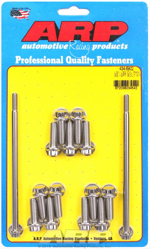 ARP Chevy LS1 LS2 Stainless Steel 12 Point Oil Pan Bolt Kit