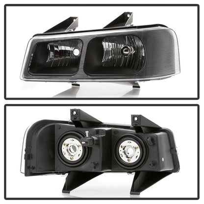 xTune 03-17 Chevrolet Express 1500 OEM Style Headlights - Black (HD-JH-CEX03-OE-BK) SPYDER