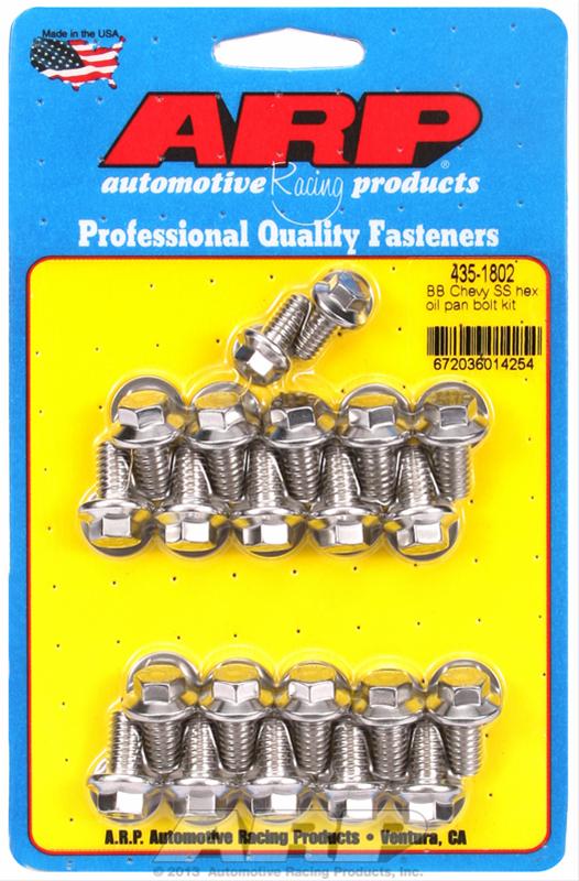 ARP BB Chevy SS Hex Oil Pan Bolt Kit