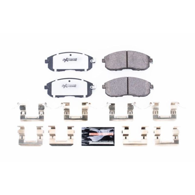 Power Stop 02-04 Infiniti I35 Front Z26 Extreme Street Brake Pads w/Hardware PowerStop