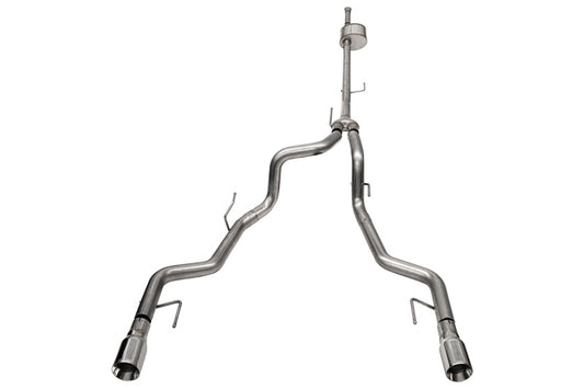 Corsa 2021-2023 Ford F-150 SuperCrew/5.5ft Bed 5.0L V8 Xtreme Cat-Back Dual Rear Exit-Polished CORSA Performance