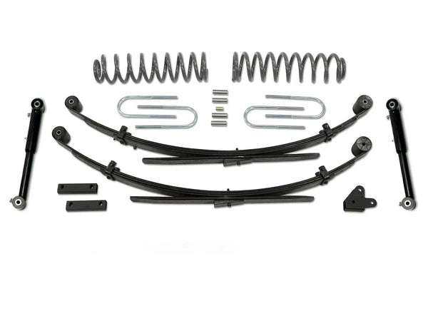 Tuff Country 3.5" EZ-Flex Lift Kit w/Rear Leaf Springs – 1987–2001 Jeep Cherokee XJ 4WD (No Shocks) (43803K)