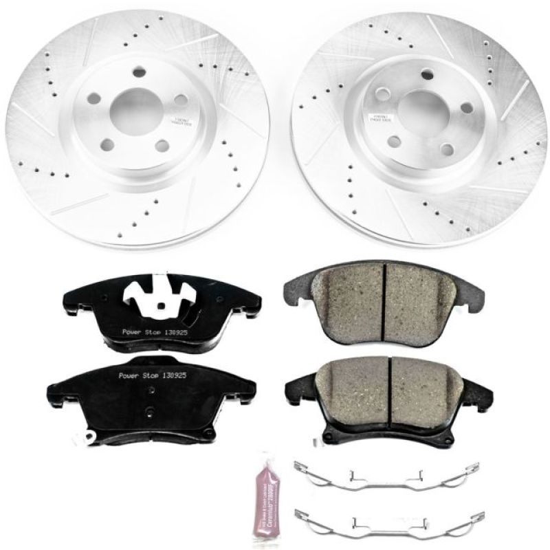 Power Stop 17-19 Lincoln MKZ Front Z23 Evolution Sport Brake Kit PowerStop