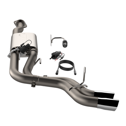QTP 2015-2020 Ford F-150 Polished Screamer Cat Back Exhaust - 440015 QTP