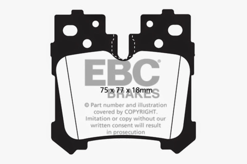 EBC GreenStuff Rear Brake Pads - DP21812