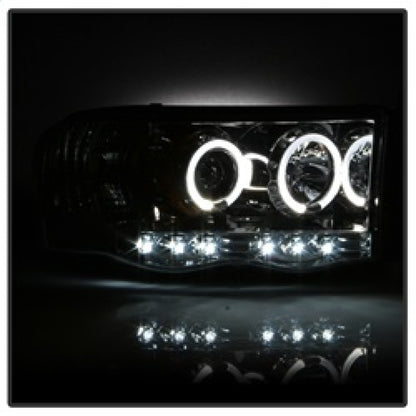 Spyder Dodge Ram 1500 02-05/Ram 2500 03-05 Projector Headlights LED Halo LED Chrm PRO-YD-DR02-HL-C SPYDER