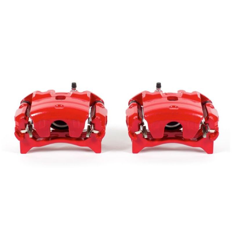 Power Stop 13-17 Nissan Altima Front Red Calipers w/Brackets - Pair PowerStop