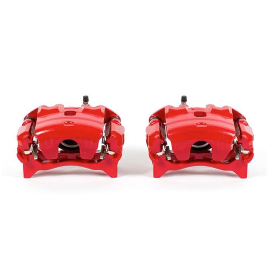 Power Stop 13-17 Nissan Altima Front Red Calipers w/Brackets - Pair PowerStop
