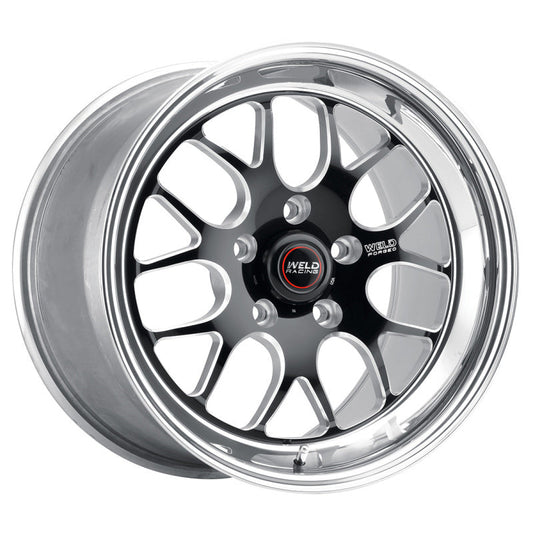 Weld S77 HD 20x9 / 5x139.7mm BP / 5.0in. BS Black Wheel (HD Low Pad) - Non-Beadlock