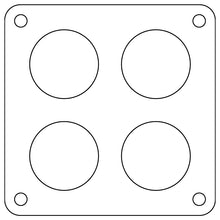 Load image into Gallery viewer, Cometic Holley Dominator 4-Hole .060in Fiber Carburetor Gasket - 2.00in Holes