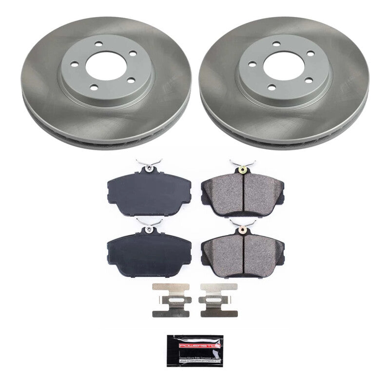 Power Stop 01-05 Mercury Sable Front Semi-Coated Rotor Kit PowerStop