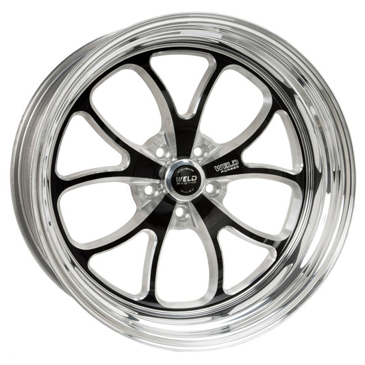Weld S76 20x12 / 5x115mm BP / 6.75in. BS Black Wheel (3.18 ID High Pad)