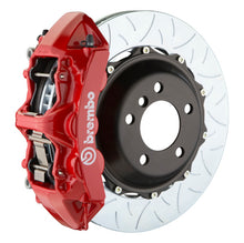 Load image into Gallery viewer, Brembo 95-98 993 C2/C4/C4S/Turbo Front GT BBK 6 Piston Cast 380x32 2pc Rotor Slotted Type3-Red