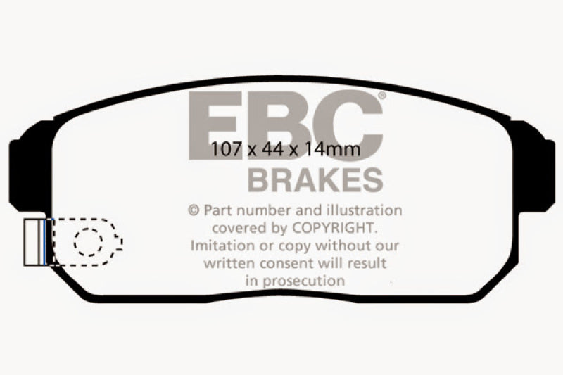 EBC GreenStuff Rear Brake Pads - DP21691