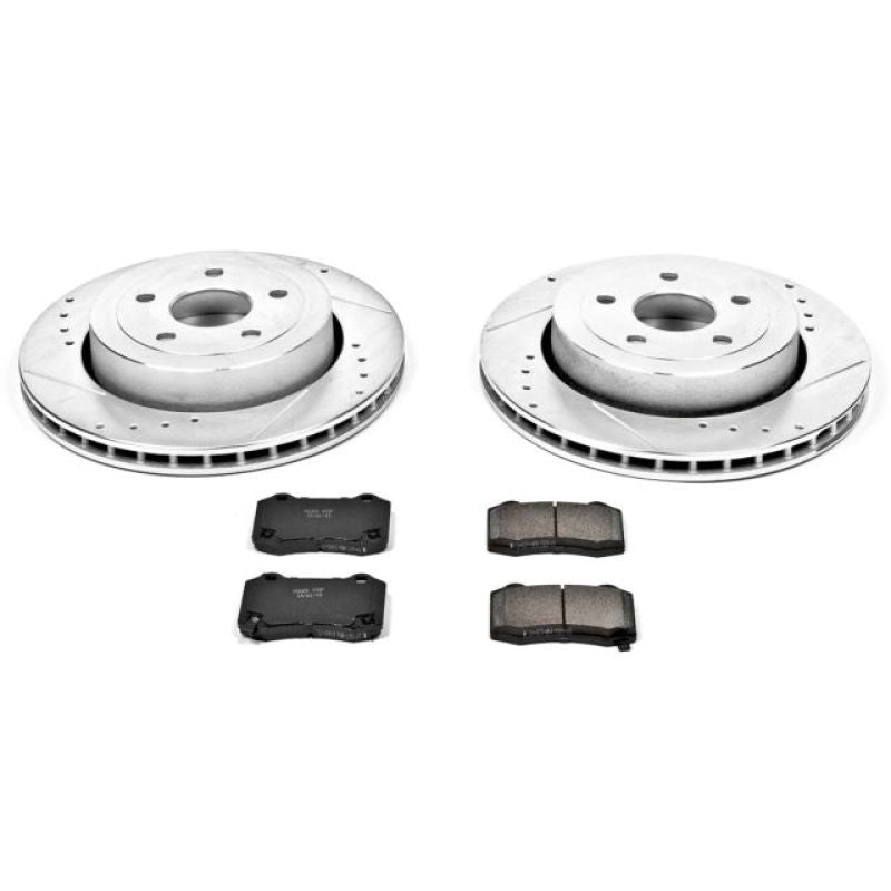 Power Stop 06-10 Jeep Grand Cherokee Rear Z23 Evolution Sport Brake Kit PowerStop