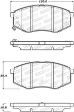 Load image into Gallery viewer, StopTech Premium Ceramic Front Brake Pads - 308.14470