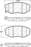 StopTech Premium Ceramic Front Brake Pads - 308.14470