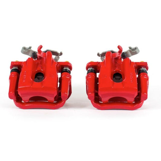 Power Stop 2016 Scion iM Rear Red Calipers w/Brackets - Pair PowerStop