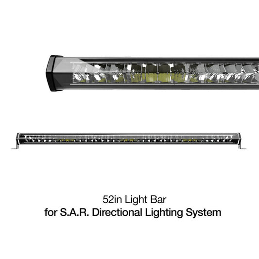 XKGlow 52” White Housing SAR Light Bar - Emergency Search and Rescue Light - Part XK-SAR-3W