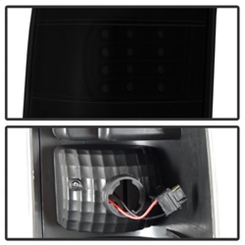 xTune 03-06 Chevrolet Silverado 1500 LED Tail Lights - Black Smoke (ALT-JH-CSIL03-LED-BSM) SPYDER