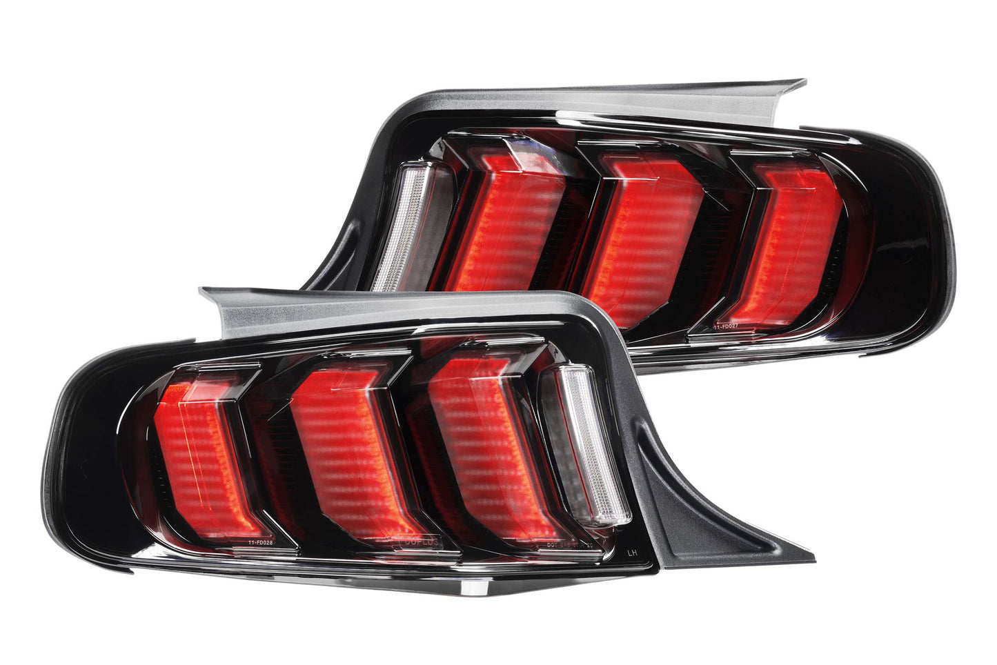 XB LED Tail Lights: Ford Mustang (10-12 / Smoked Lens / Set)
