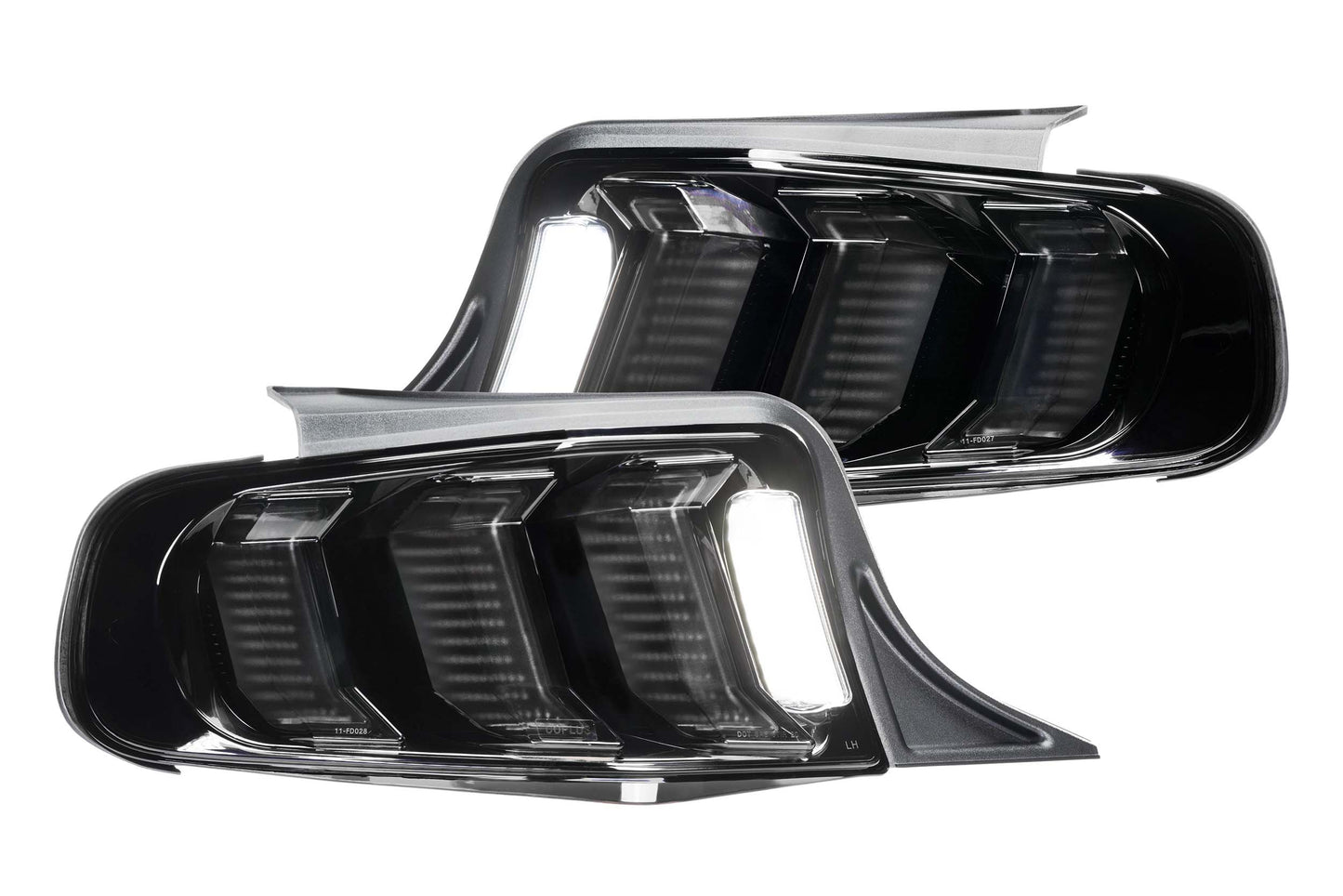 XB LED Tail Lights: Ford Mustang (13-14 / Smoked Lens / Set)
