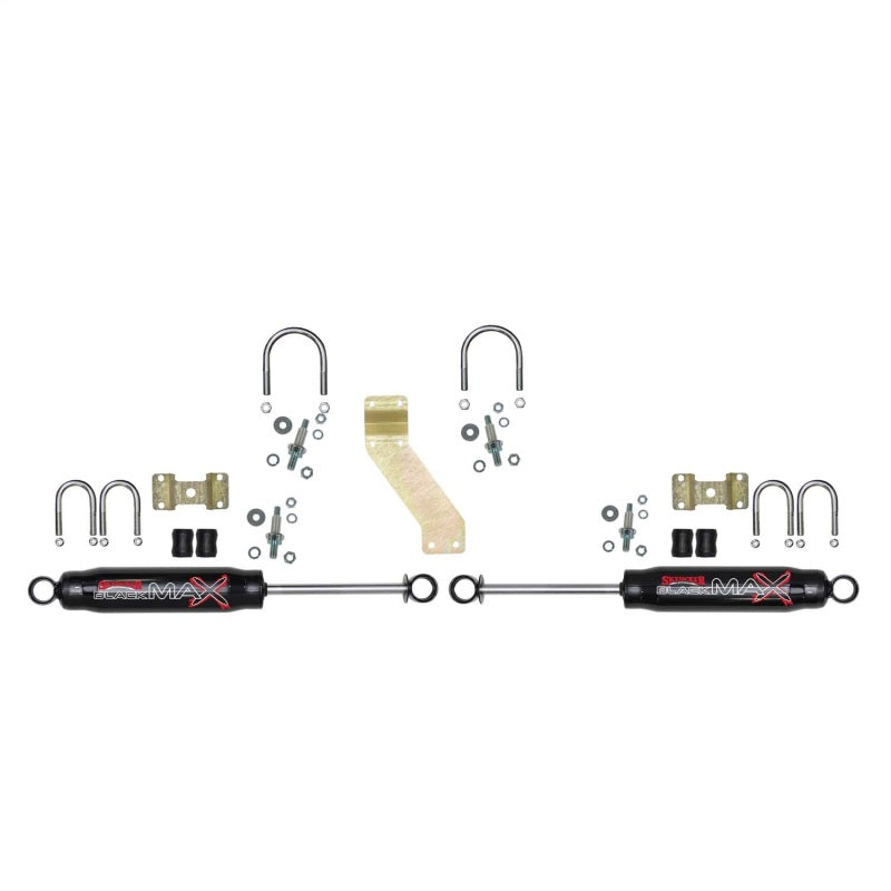 Skyjacker 76-77 Ford F150 Black MAX Dual Stabilizer Kit w/Black Cylinders