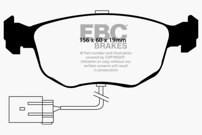 EBC Ultimax2 Front Brake Pads - UD762 EBC