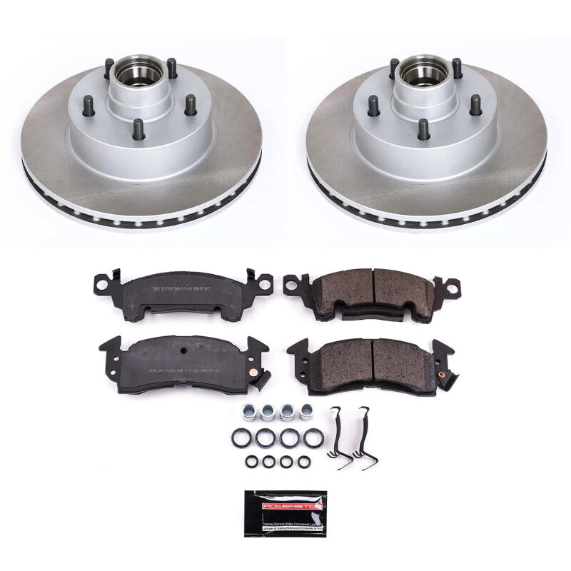 Power Stop 1979 Pontiac Phoenix Front Semi-Coated Rotor Kit PowerStop