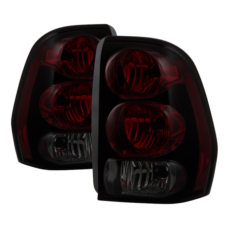 Xtune Chevy Trailblazer 02-09 w/ Circuit Board Model Tail Lights Red Smoked ALT-JH-CTB02-OE-RSM SPYDER