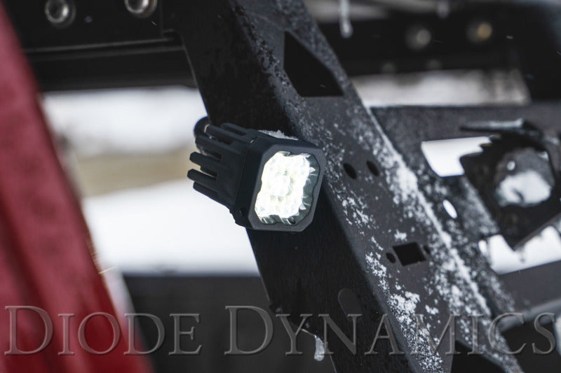 Diode Dynamics Stage Series C1 LED Pod Pro - White Flood Standard RBL (Pair)