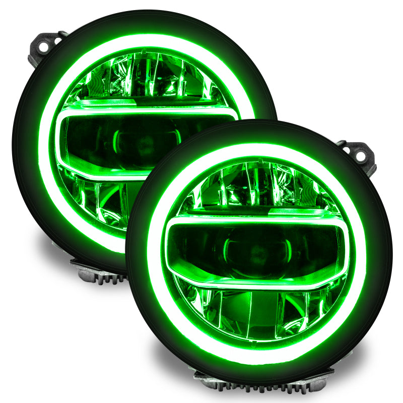 Oracle Jeep Wrangler JL/JT RGB+W Headlight DRL Upgrade Kit - ColorSHIFT w/ Simple Controller ORACLE Lighting