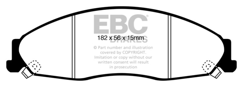 EBC YellowStuff Front Brake Pads - DP41841R EBC