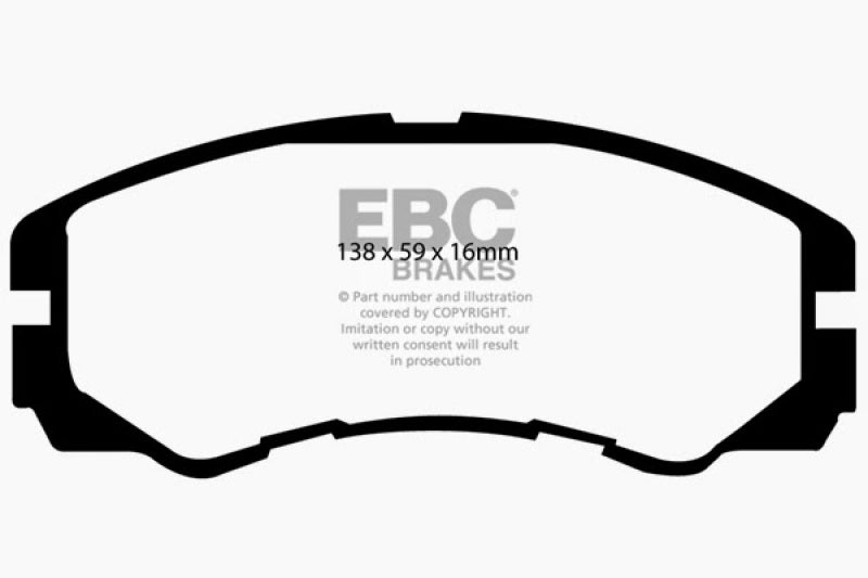 EBC Ultimax2 Front Brake Pads - UD579 EBC