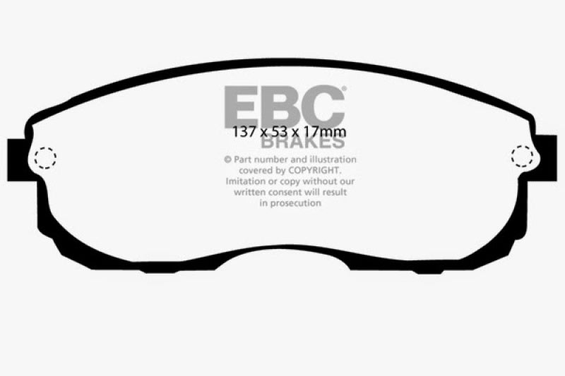 EBC GreenStuff Front Brake Pads - DP2775 EBC