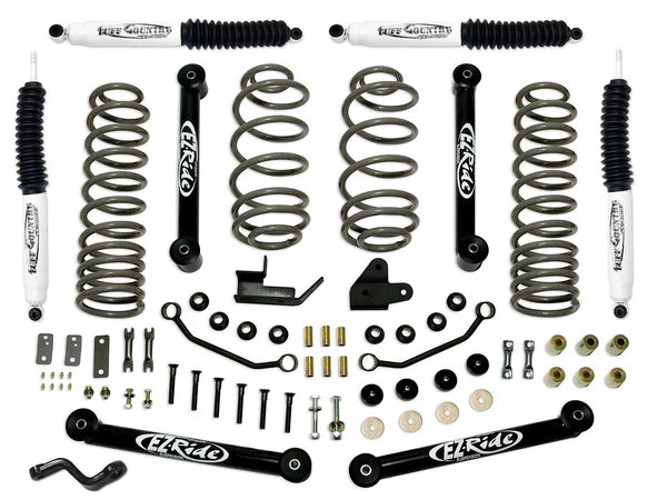 Tuff Country 4" EZ-Ride Lift Kit w/SX6000 Shocks – 1997–2002 Jeep Wrangler TJ (44900KH)