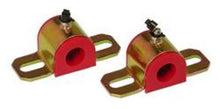 Load image into Gallery viewer, Prothane Universal Greasable Sway Bar Bushings - 29MM - Type B Bracket - Red