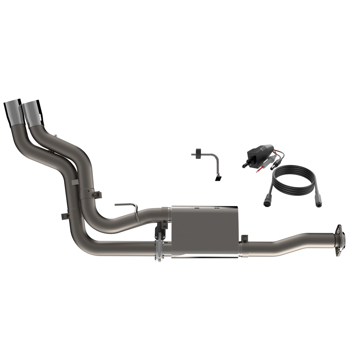 QTP 2015-2020 Ford F-150 Polished Screamer Cat Back Exhaust - 440015