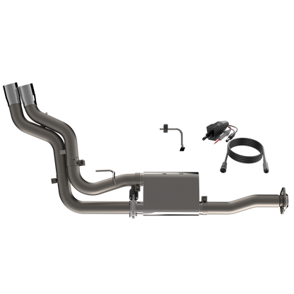 QTP 2015-2020 Ford F-150 Polished Screamer Cat Back Exhaust - 440015 QTP