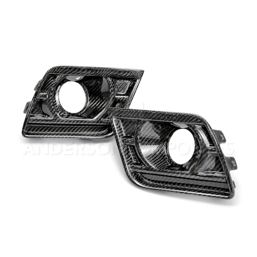 Anderson Composites 2014 - 2015 Camaro Type-Z28 Carbon Fiber Air Duct Bezels (Pair) - AC-FLS14CHCAM-Z28