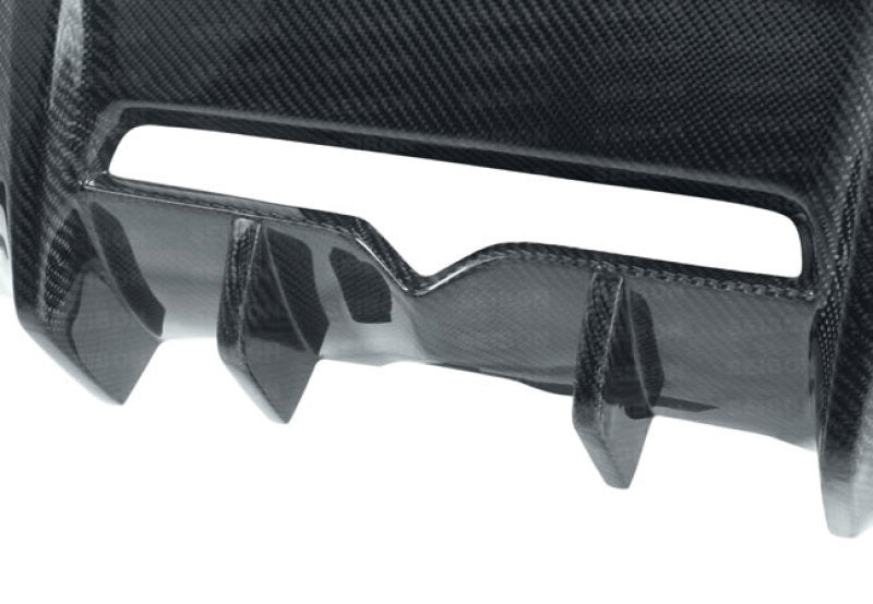 Seibon Carbon fiber rear diffuser cover for 2013-2016 Scion FRS / 2013-2020 Subaru BRZ - RDC1213SCNFRS